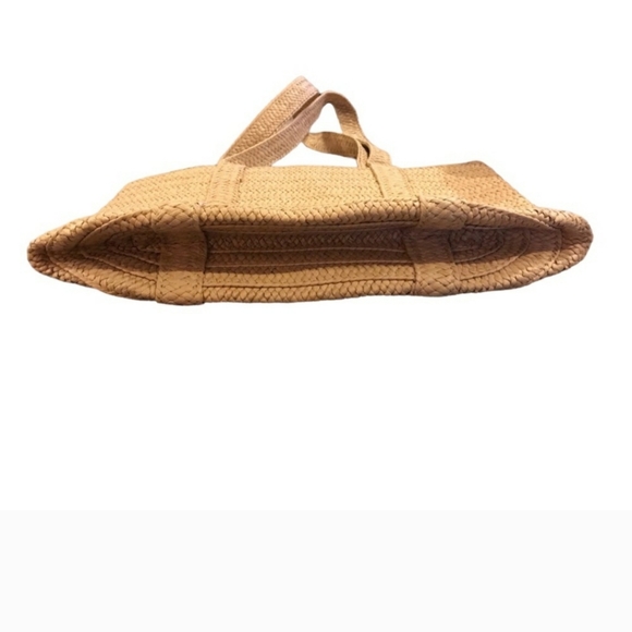 NWT WOMEN'S DRAPER JAMES STRAW TOTE WITH FLORAL SCARF - Picture 6 of 9